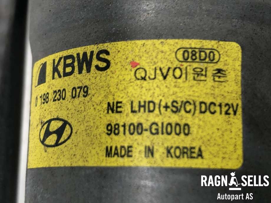 Viskermotor frontrute komplett m/overføring til Hyundai Ioniq 5 2021-->>  (98110C5500|)