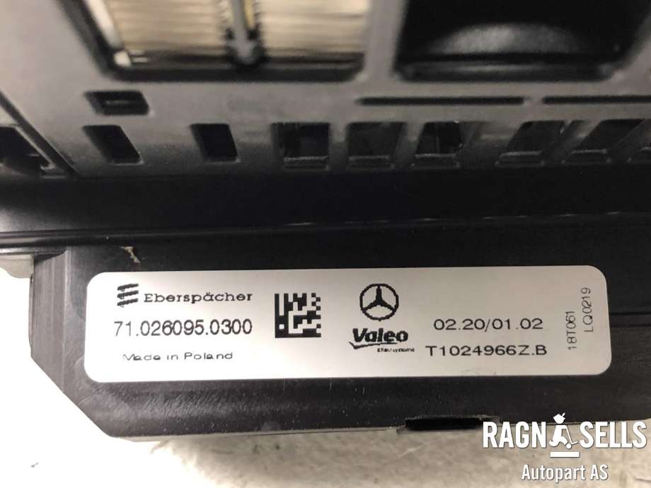 Varmeapparat PTC-heater til Mercedes E-Klasse 2016-2023 (W213) (W213) (A 205 830 02 05|)