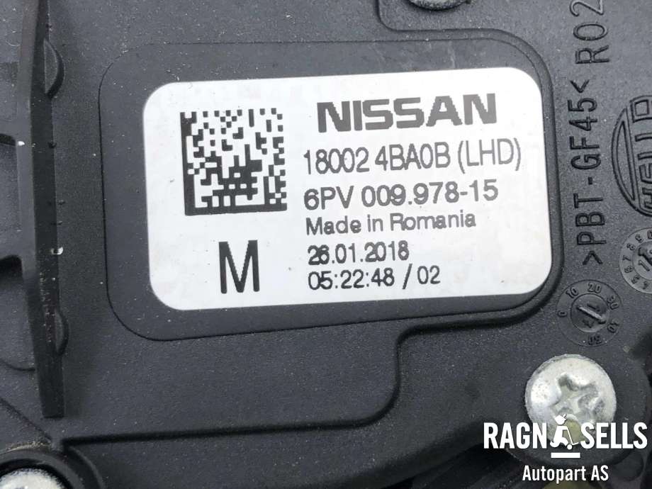 Pedal gass til Nissan Qashqai 2014-2021 (Type II)  (180024BA1B|)