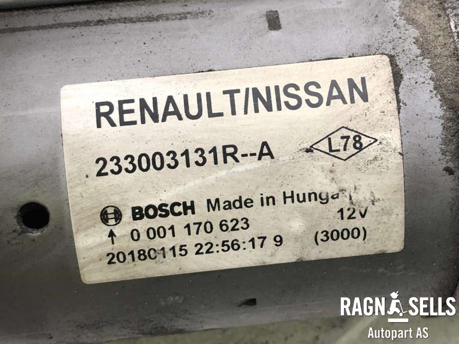 Starter diesel til Nissan Qashqai 2014-2021 (Type II)  (2330000Q2M|)