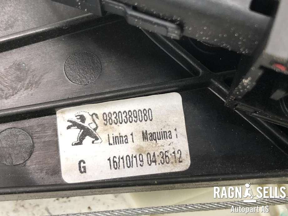 Ruteheis venstre bak til Peugeot 3008 2016-->> (Type II)  (98 401 902 80|98 104 885 80|)