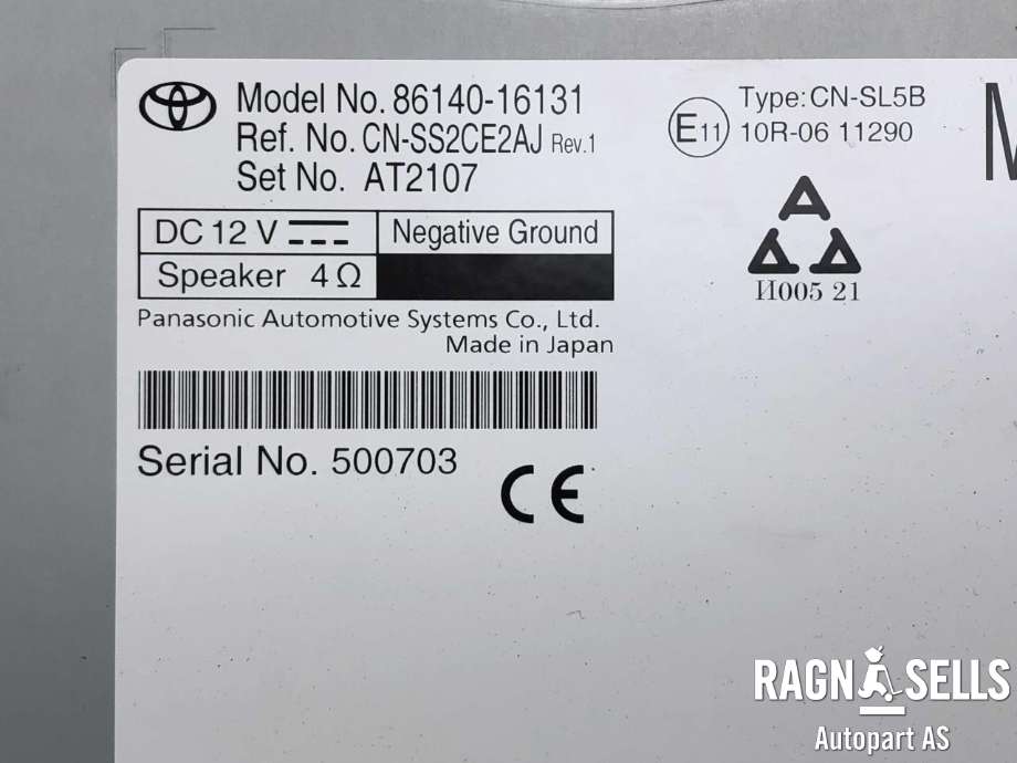 Bilstereo til Toyota Corolla 2019-->> (8614016131|)