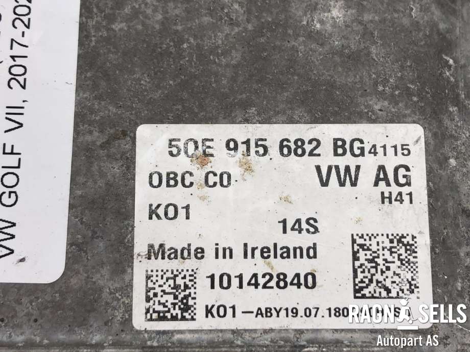 Batterilader (OBC - On Board Charger) til VW Golf VII 2017-2020 (Fase 2) (5QE 915 682 BG|)