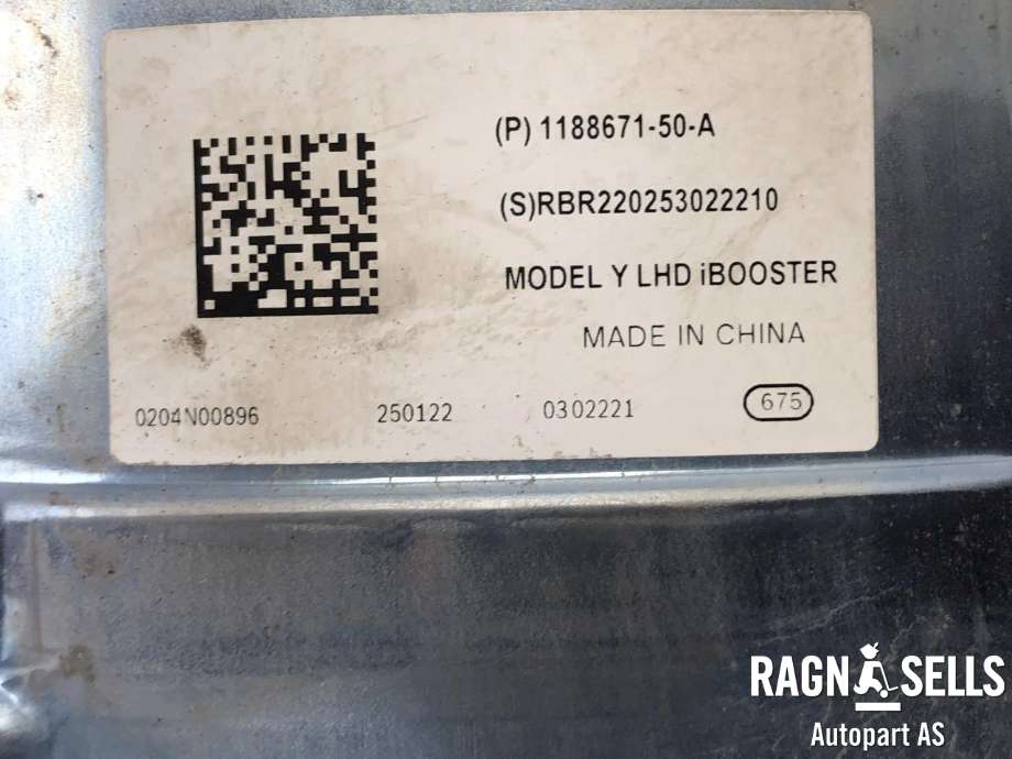 Bremsekraft-forsterker til Tesla Model Y 2021-2024 (Type I) (1188671-50-A|)