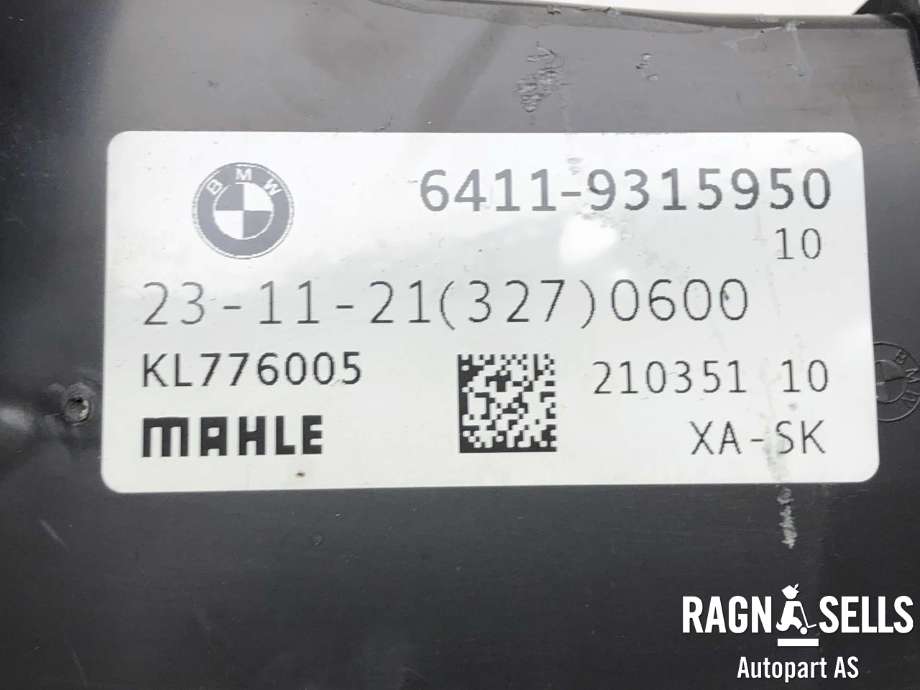 Varmeapparat motor bak til BMW iX 2021-->> (I20) (I20) (64 11 9 315 950|)