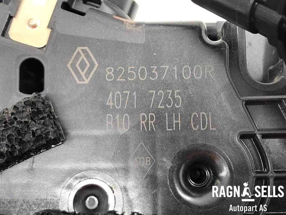 Låsekasse venstre bak til Renault Zoe 2019-->> (Fase 2) (825037100R|)
