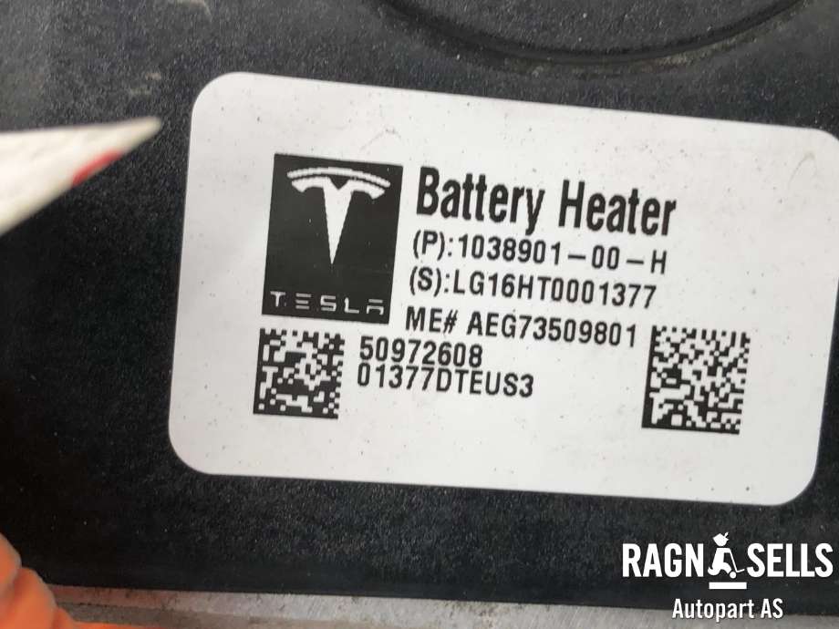 Batterivarmer/kjøl til Tesla Model S 2016-2021 (Fase 2) (1038901-00-H|)