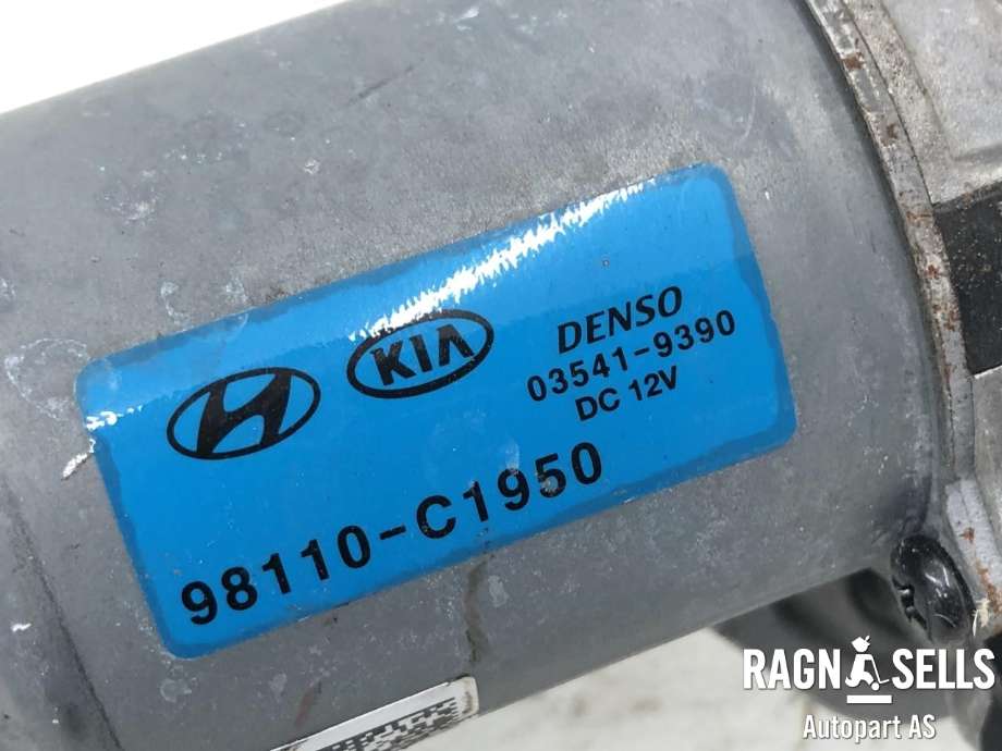 Viskermotor frontrute komplett m/overføring til Hyundai Kona 2021-2023 (Type I, Fase 2) (98120J9000|98110C1950|)