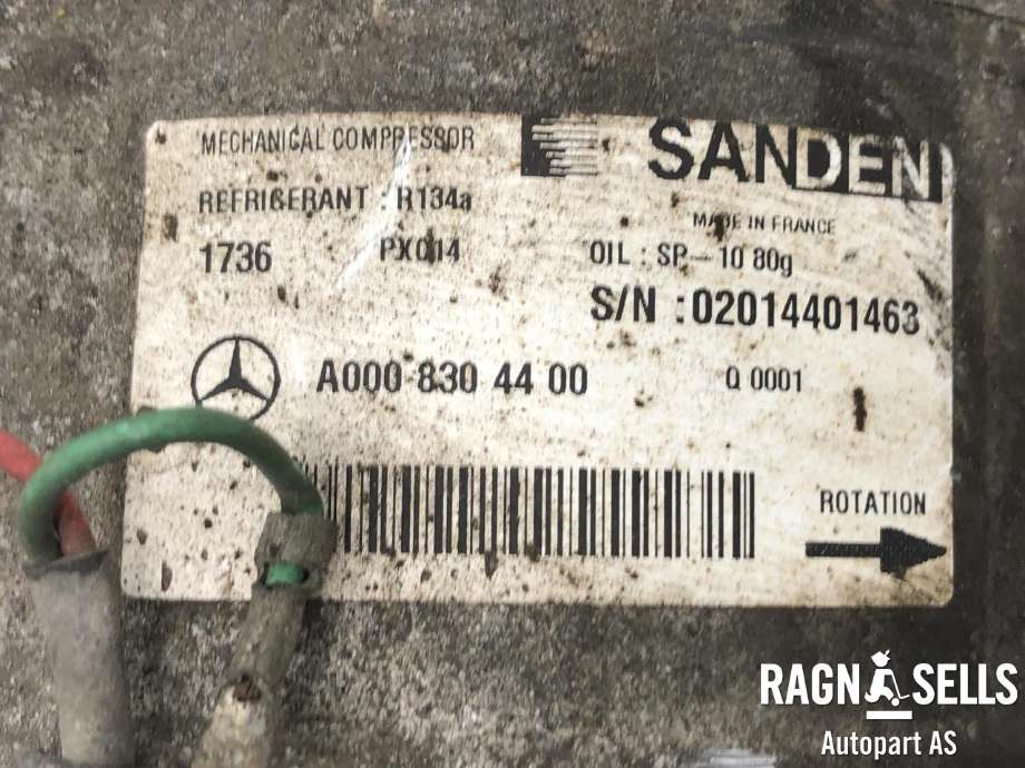 Aircondition kompressor til Mercedes C-Klasse 2014-2018 (Fase 1) (W205) (W205) (A 000 830 30 02|)
