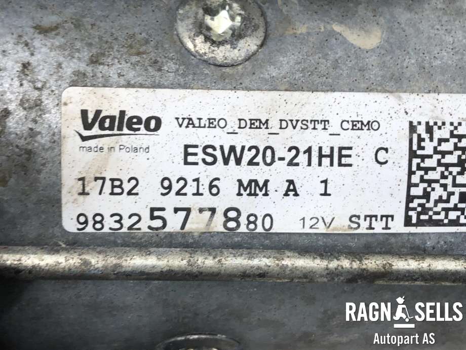 Starter diesel til Opel Combo E 2019-->>  (98 325 778 80|)