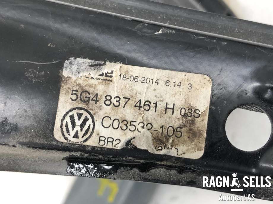 Ruteheis venstre foran til VW Golf VII 2012-2017 (Fase 1)  (5G4 837 461 H|)
