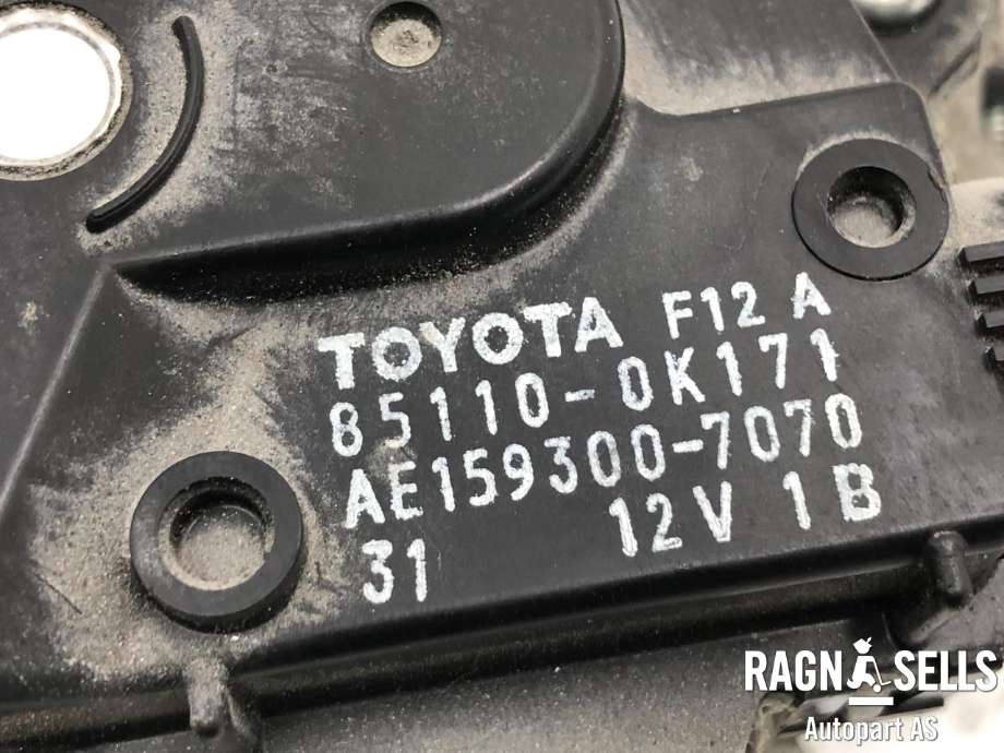 Viskermotor frontrute komplett m/overføring til Toyota Hilux 2016-2020 (851500K190|851100K171|)