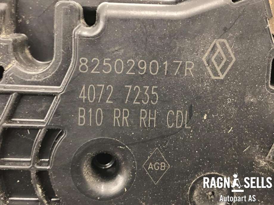 Låsekasse høyre bak til Renault Zoe 2013-2019 (Fase 1)  (825029017R|)
