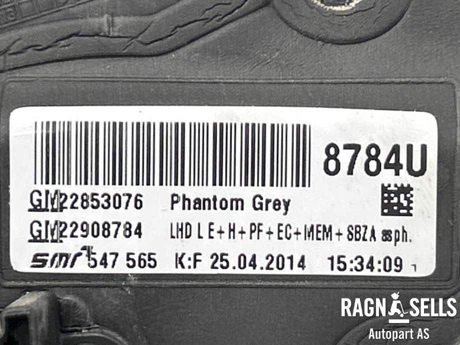 Speil venstre til Opel Insignia A 2014-2017  (23198789|)