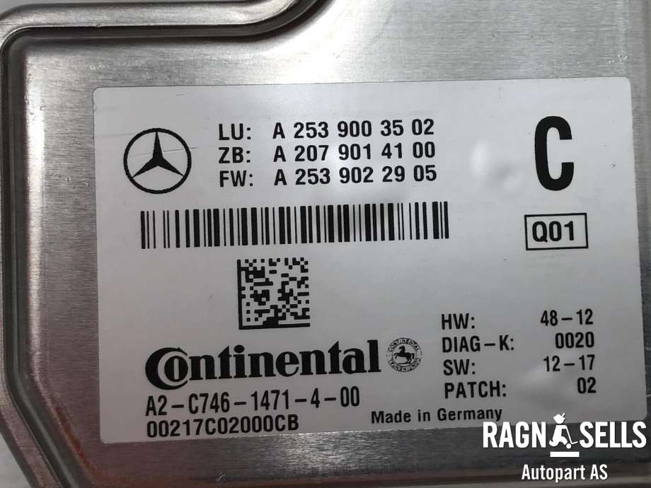 Parkeringskamera bak til Mercedes GLC 2015-2022 (X253) (X253) (A 222 905 45 09|)