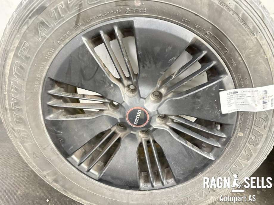 Felgsett aluminium til Isuzu D-Max 2021-->> (Type III)