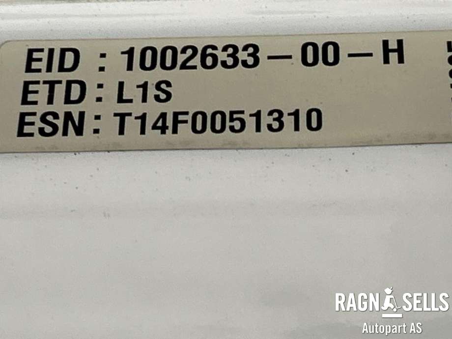 Bakluke til Tesla Model S 2013-2016 (Fase 1) (1028348-E0-B|)