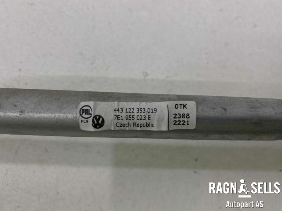 Viskermotor frontrute komplett m/overføring til VW Transporter / Caravelle 2019-->> (T6.1) (T6.1) (7E1 955 603 C|7E1 955 113 G- MOTOR|)