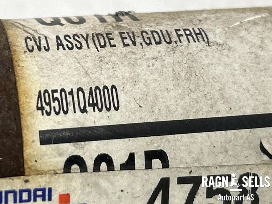Drivaksel høyre foran, elbil til Kia e-Soul 2019-->> (Type III)  (49501Q4000|)