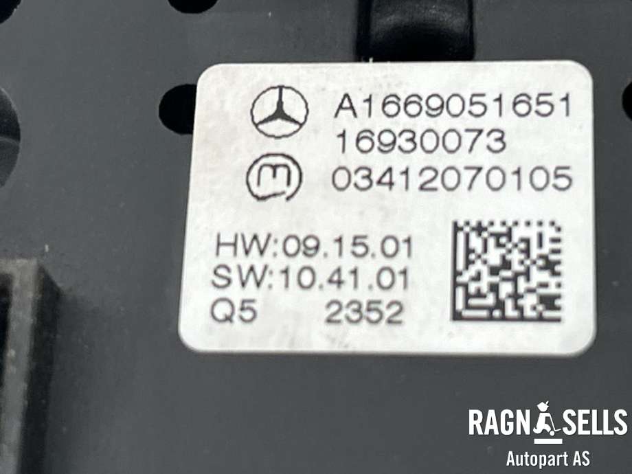 Bryter diverse til Mercedes GLK 2008-2015 (X204) (X204) (A166 905 16 51|)