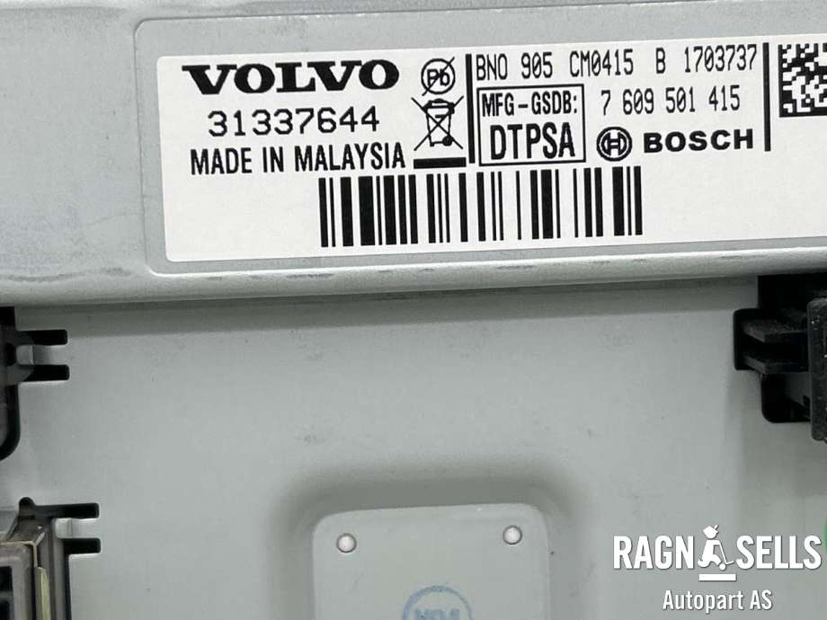 Bilstereo navigasjon skjerm til Volvo XC60 2008-2013 (Type I, Fase 1)  (36001980|)