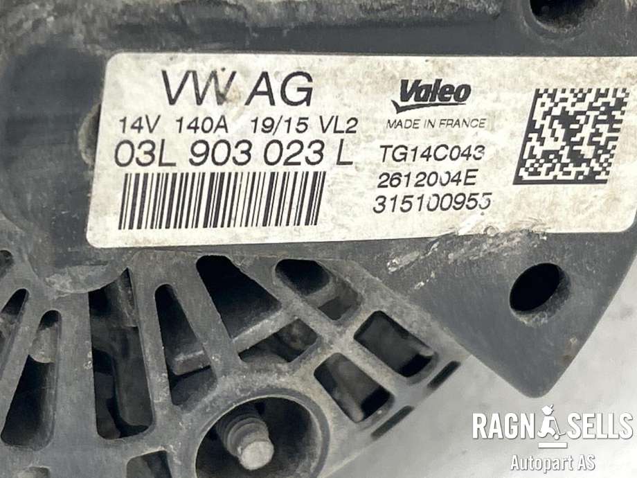 Dynamo diesel til VW Caddy 2015-2020 (Type III, Fase 3) (04L 903 024 S|)
