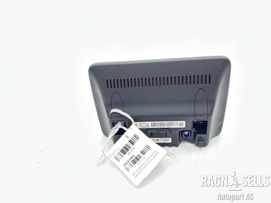 Bilstereo navigasjon skjerm til Mercedes B-Klasse, electric drive 2014-2018 (W242) (W242) (A 166 900 82 22|A 166 900 01 15|)