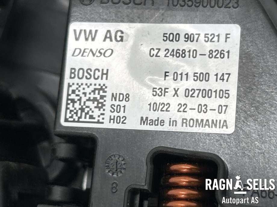 Varmeapparat motor til Škoda Superb 2015-->> (Type III)  (5WB 819 021 D|3Q1 819 021 C|)