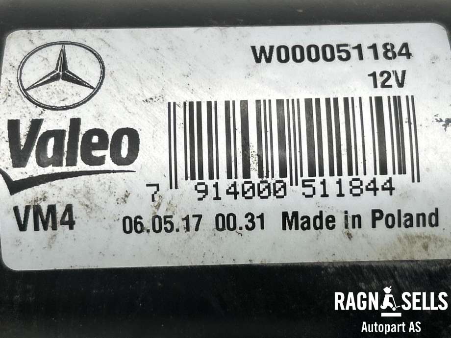 Viskermotor frontrute komplett m/overføring til Mercedes Vito 2014-->> (W447) (W447) (61 61 5 A3E DC5|)