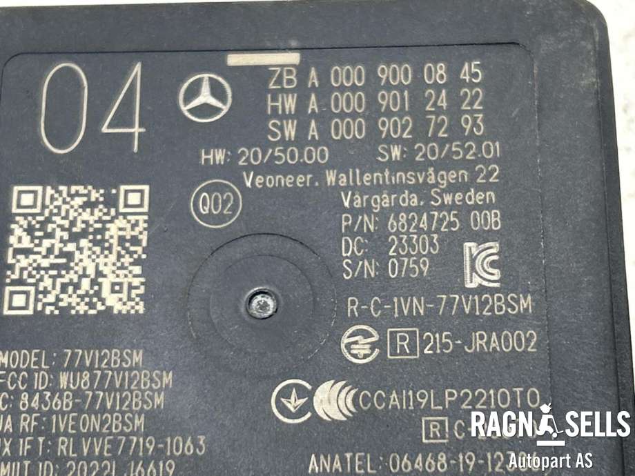 Sensor blindsone til Mercedes GLC 2022-->> (X254) (X254) (A 000 900 57 50|)