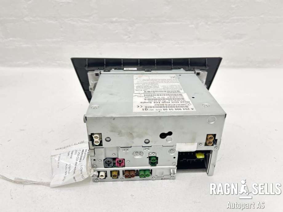Bilstereo til Mercedes C-Klasse 2011-2014 (Fase 2) (W204) (W204) 