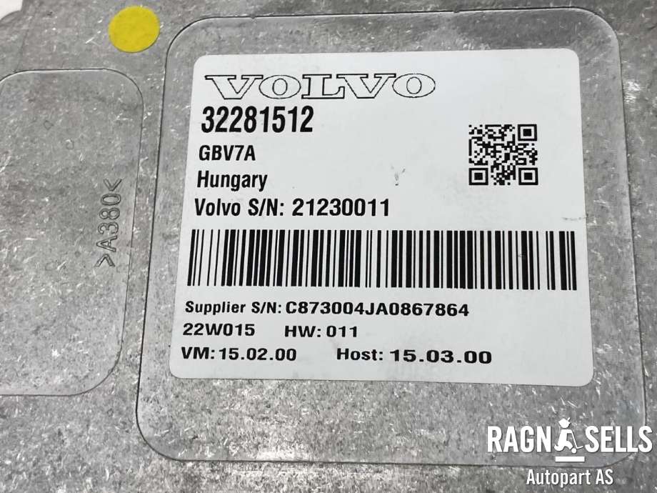 Styreenhet parkering til Volvo XC90 2015-2025 (Type II)  (36010457|)