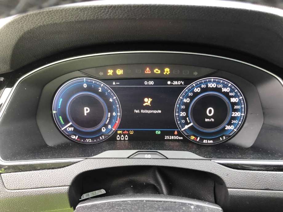 VW Passat 2015-2019 (Fase 1) (B8) (B8), Motorkode: CUK, Girkassekode: 