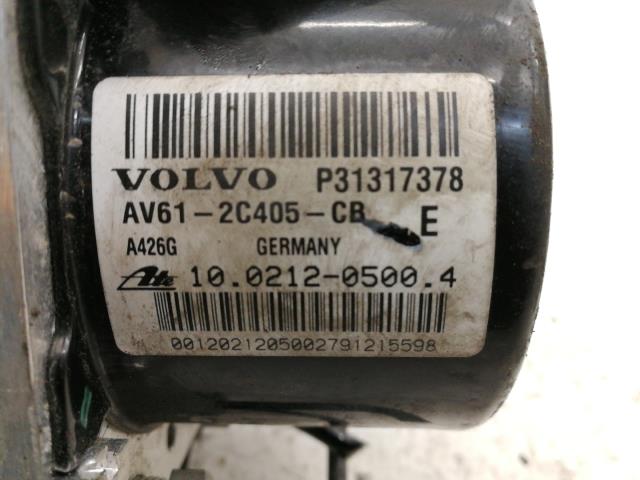 ABS sentral til Volvo S40 2008-2012 (Type II, Fase 2)  (ATE|P31317378|AV612C405CB|10021205004)