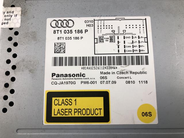 Bilstereo til Audi A4 2007-2014 (Type IV) (B8) (B8) (8T1 035 186 P|)