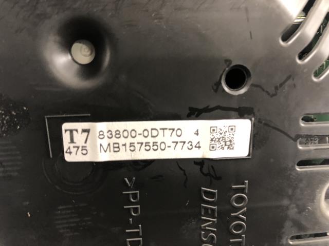 Instrumentpanel til Toyota Yaris 2012-2014 (Type III, Fase 1)  (838000DT70|)