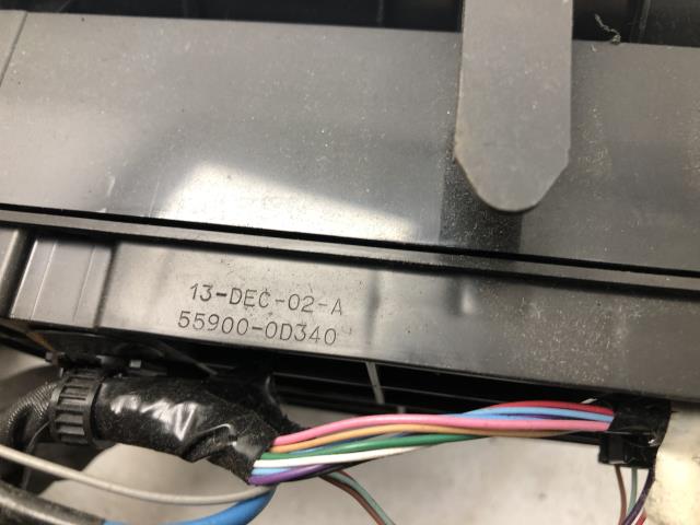 Varmeapparat betjening til Toyota Yaris 2012-2014 (Type III, Fase 1)  (559000D340|)