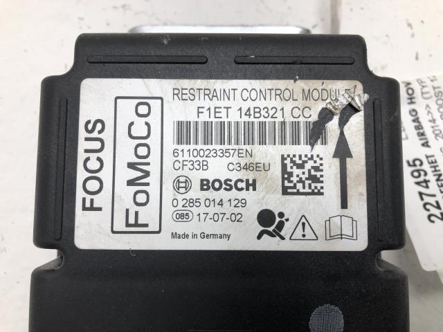 Styreenhet airbag hovedsensor til Ford Focus 2014-2018 (Type III, Fase 2) (F1ET14B321CC|)