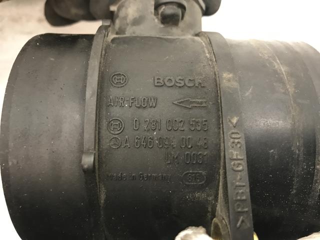Luftmengde/luftmassemåler til Mercedes C-Klasse 2004-2007 (Fase 2) (W203) (W203) (BOSCH|0281002535|A86460940048|A0051535028)