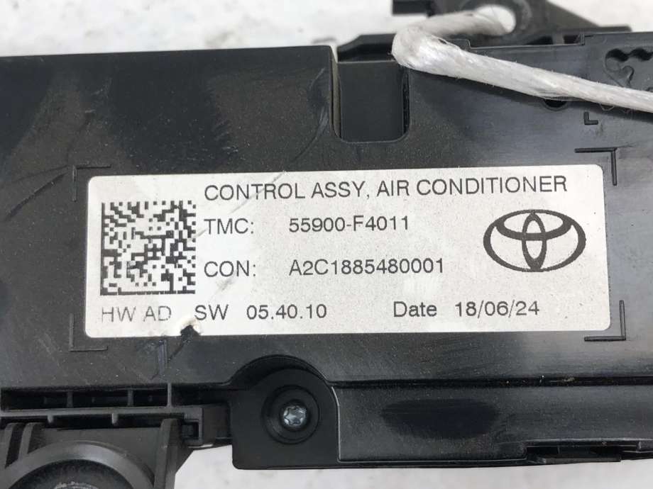 Varmeapparat betjening til Toyota C-HR 2016-->>  (55900F4011|)