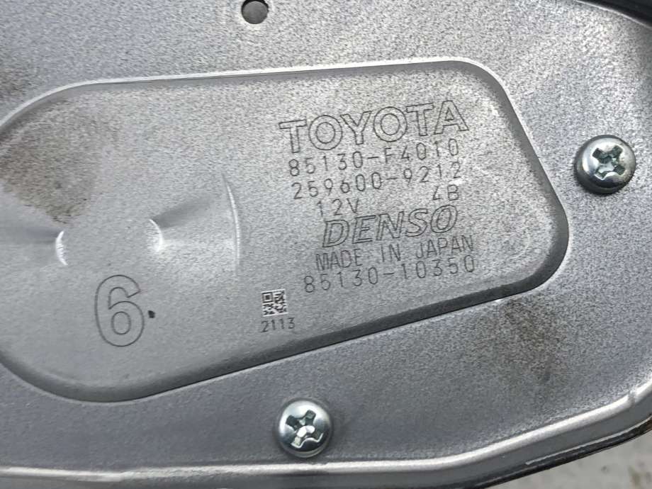 Viskermotor bakrute til Toyota C-HR 2016-->>  (85130F4010|)