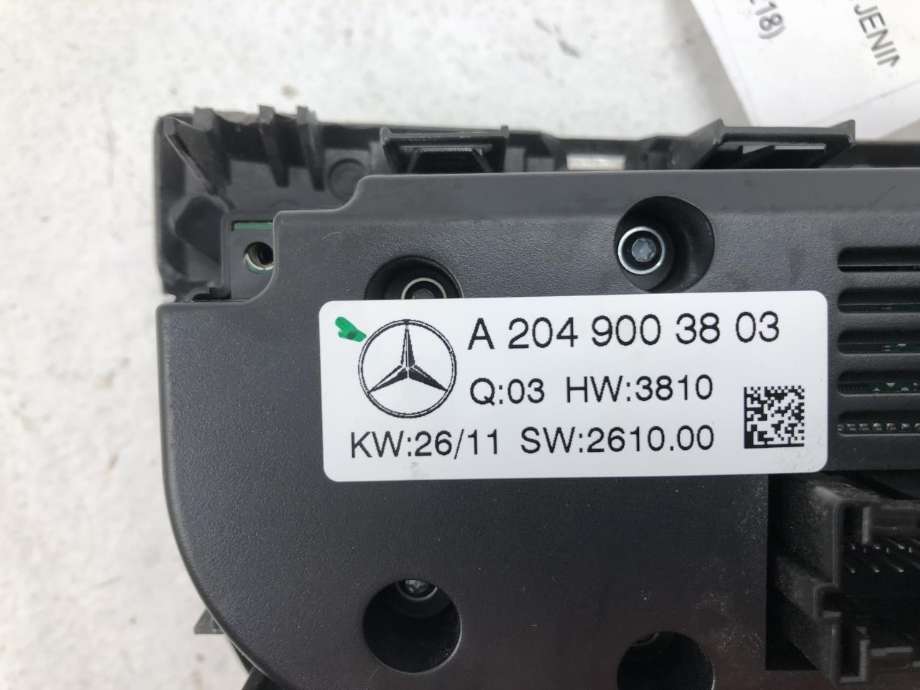Varmeapparat betjening til Mercedes CLS 2011-2017 (C218) (C218) (2048703158|)