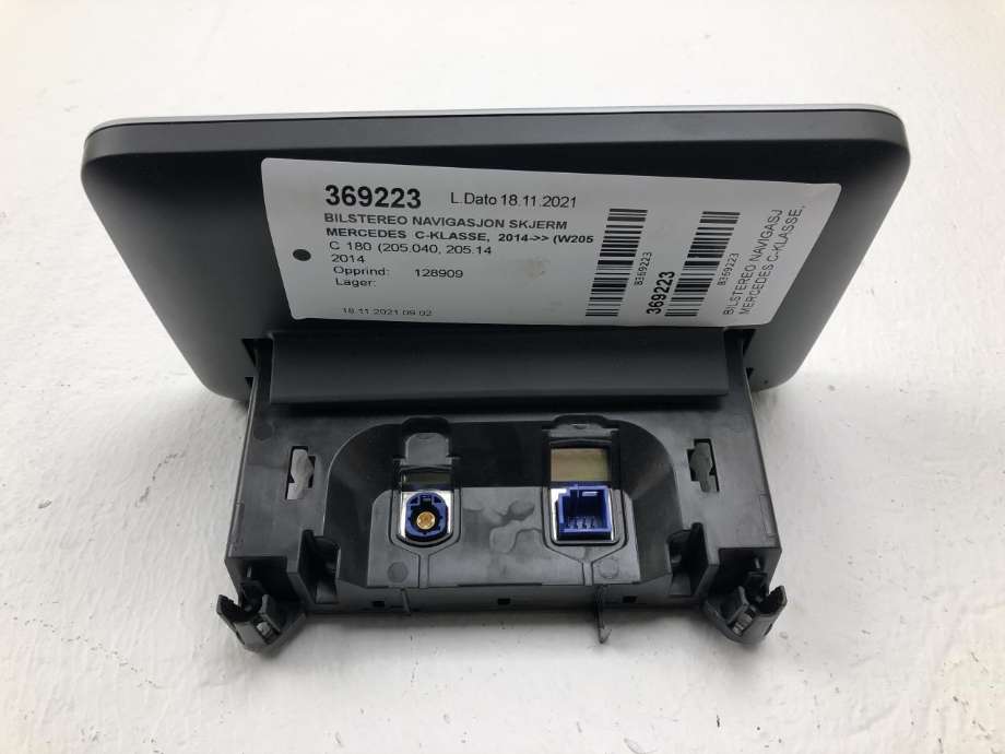 Bilstereo navigasjon skjerm til Mercedes C-Klasse 2014-2018 (Fase 1) (W205) (W205) (A 205 900 41 13|)