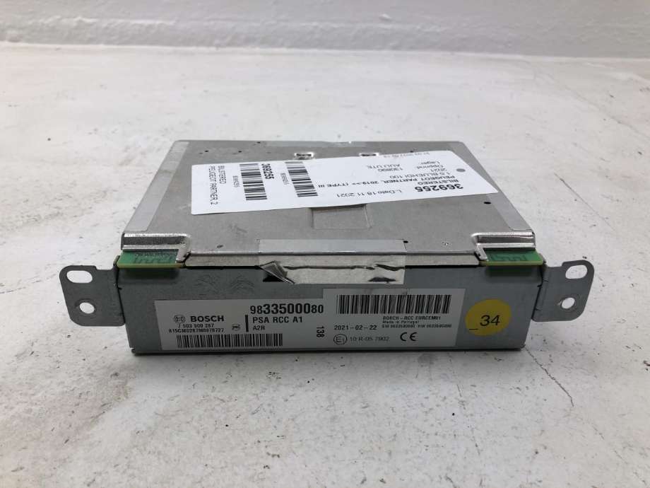 Bilstereo til Peugeot Partner 2019-->> (Type III) (BOSCH|983350080|5503900287|)