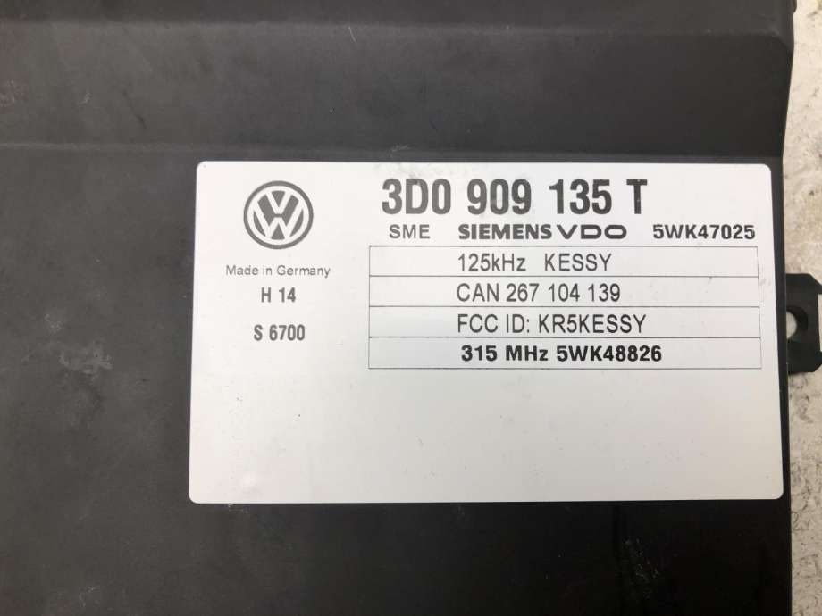 Styreenhet nøkkelfri/keyless til Porsche Cayenne 2002-2006 (Fase 1) (9PA) (9PA) (3D0909135T|)
