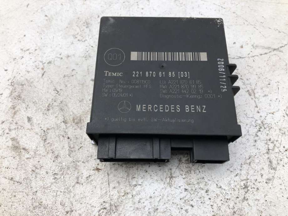 Styreenhet diverse til Mercedes S-Klasse, 2005-2013 (W221) (W221) (A2218706185)