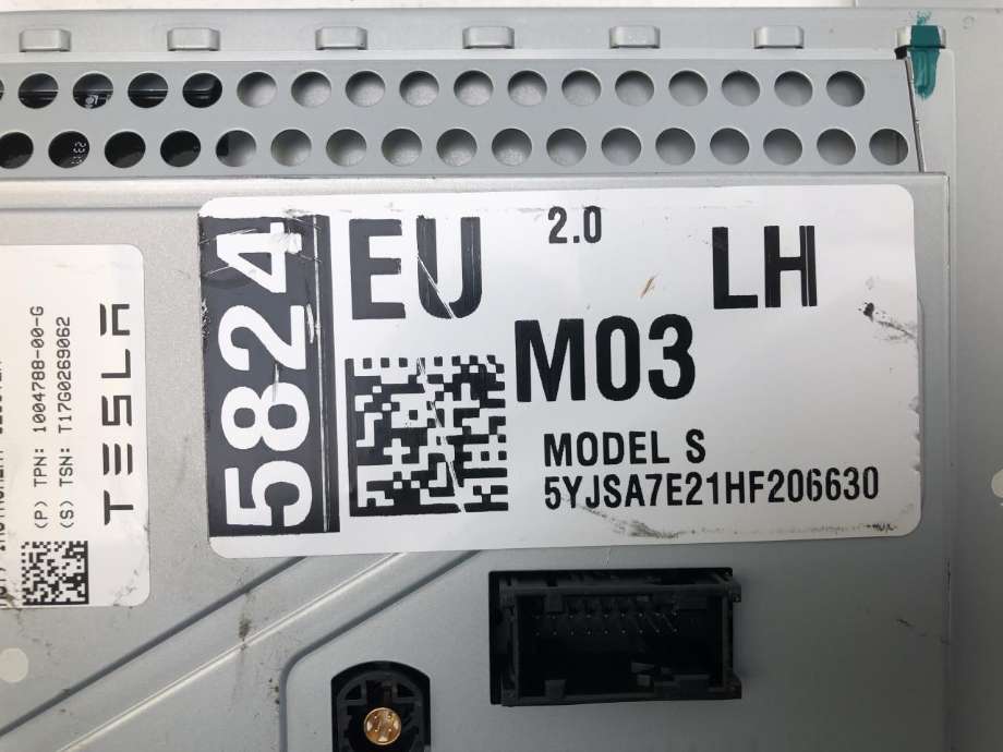 Instrumentpanel til Tesla Model S 2016-2021 (Fase 2) (100478800G|)