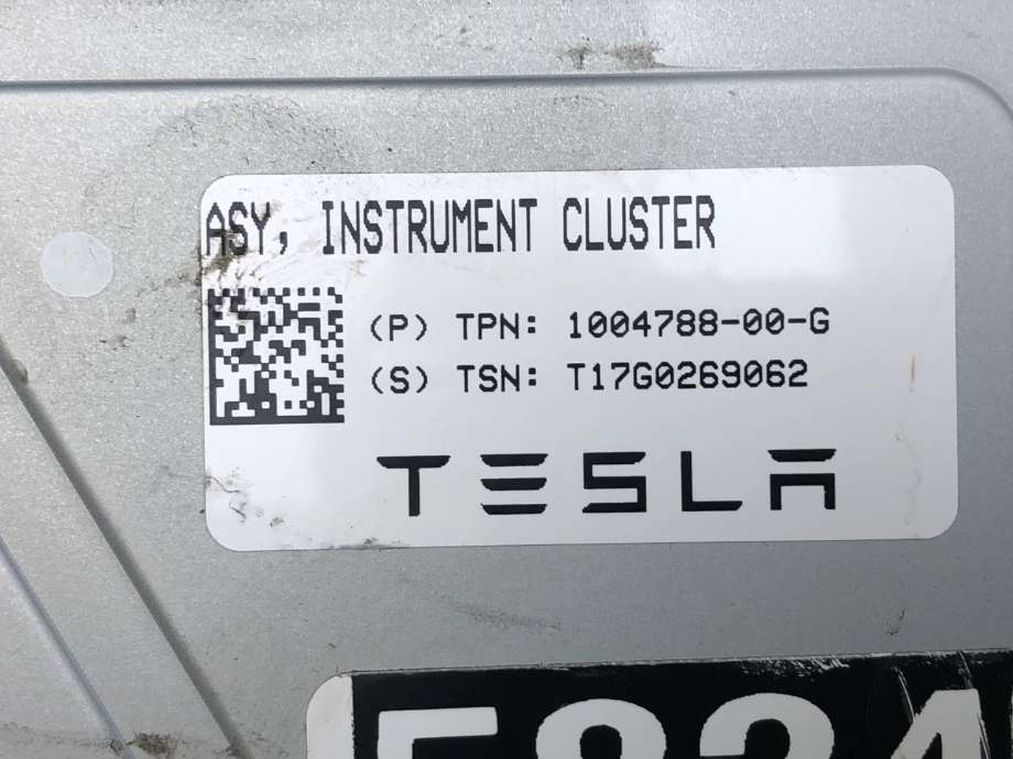 Instrumentpanel til Tesla Model S 2016-2021 (Fase 2) (100478800G|)