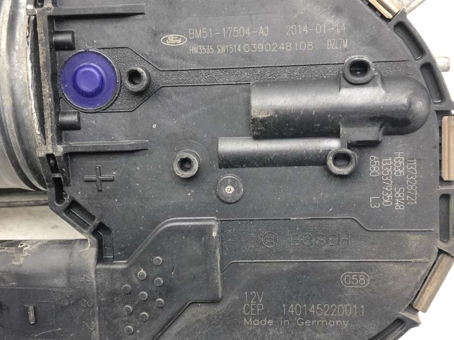 Viskermotor foran venstre til Ford Focus 2014-2018 (Type III, Fase 2)  (BOSCH|140145220011|97025340|BM5117K484A)