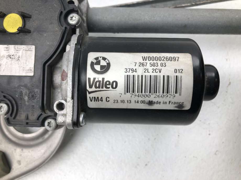 Viskermotor frontrute komplett m/overføring til BMW 3-Serie 2012-2018 (F30/F31/F34) (F30/F31/F34) (61 61 7 260 488|)